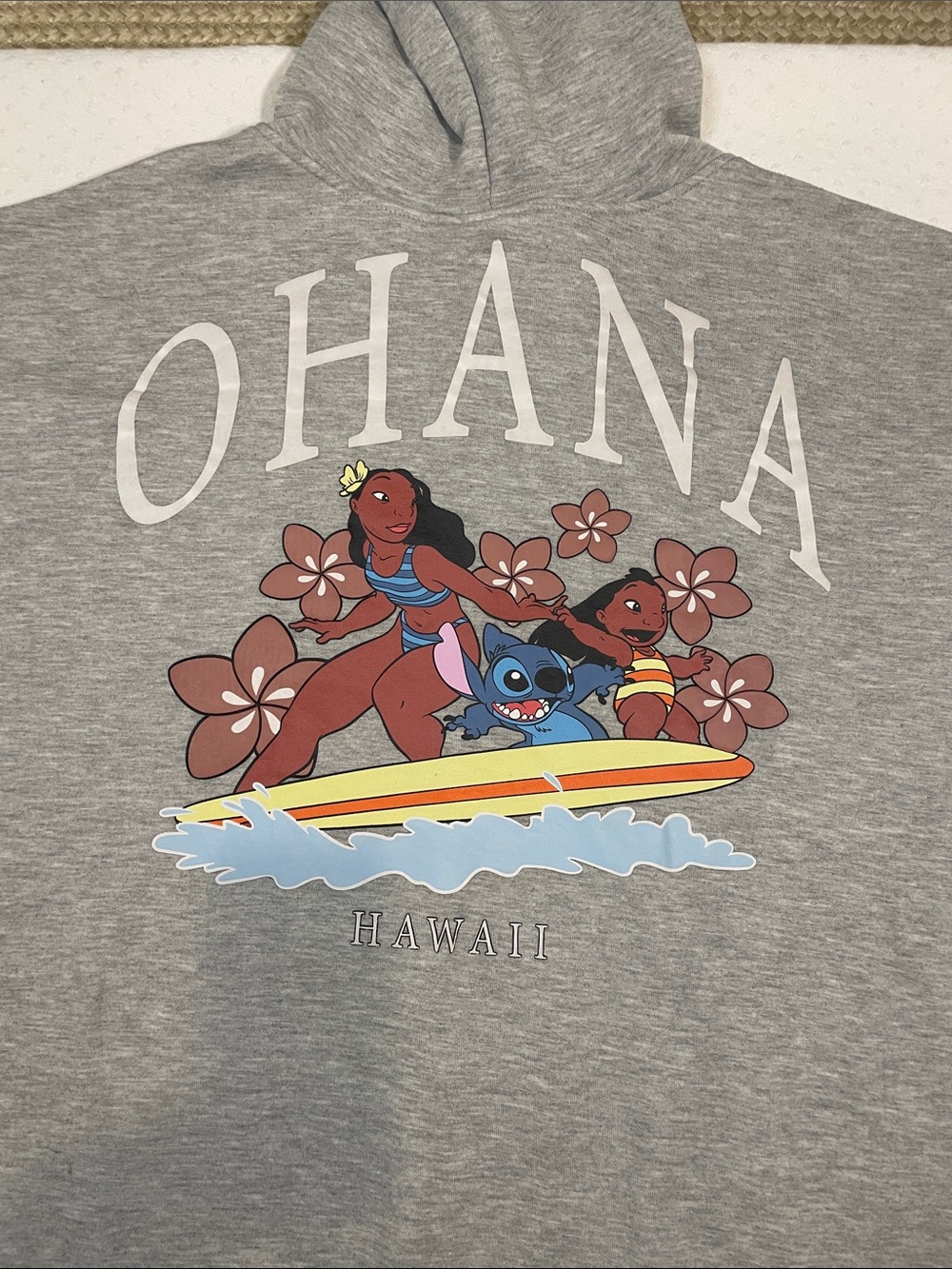 Disney Stitch 'Surf's Up' Grey Zip Hoodie
WXXL